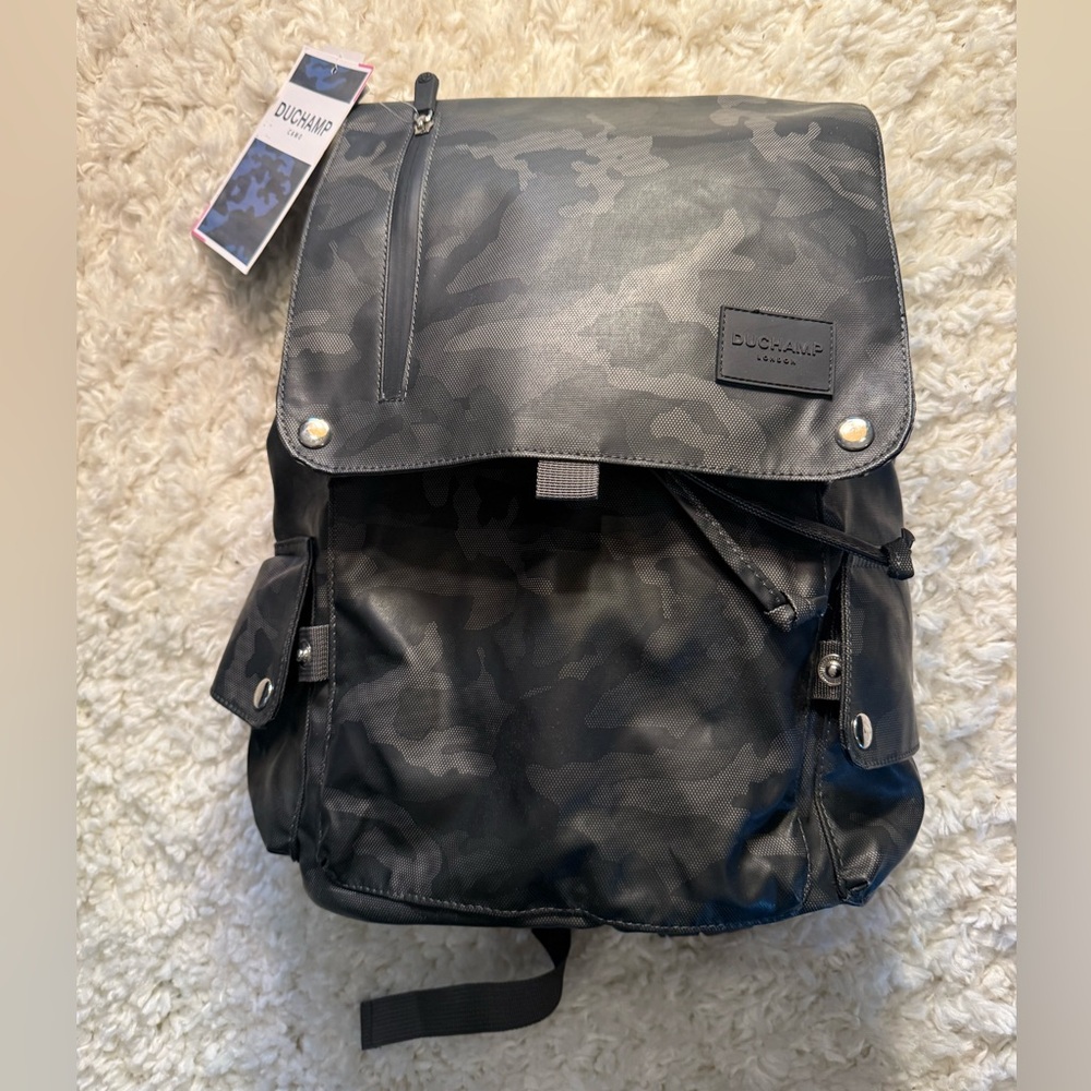 Duchamp Charcoal and Black Backpack NEW with Tags
